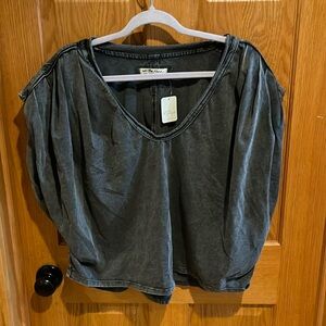 Free People Black Top